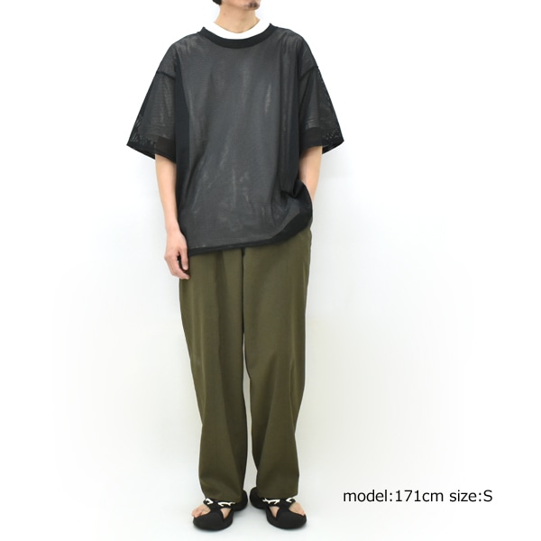 26SS】South2 West8 サウスツーウエストエイト ニットメッシュ クルー