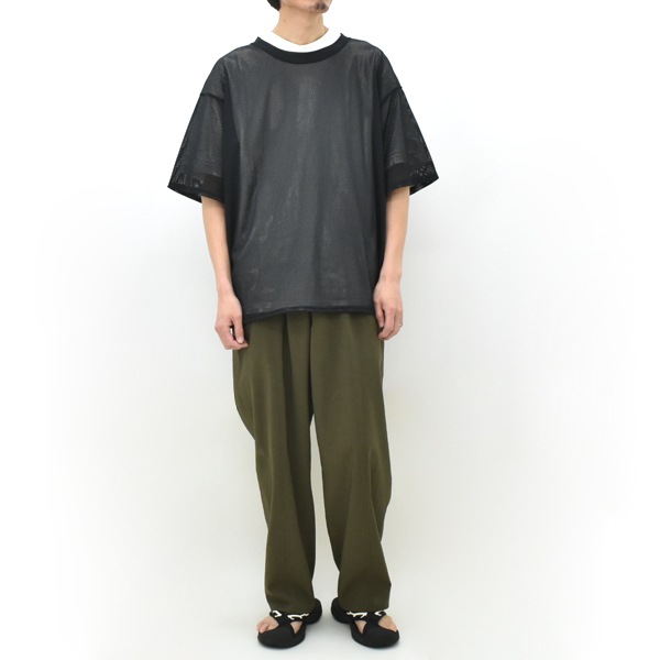 26SS】South2 West8 サウスツーウエストエイト ニットメッシュ クルー