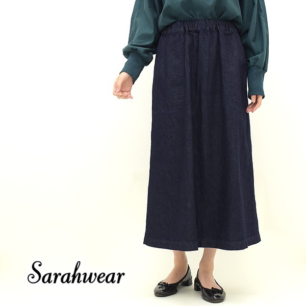 Sarah Wear サラウェア デニムペインタースカート C21741 レディース【送料無料】 | BRAND LIST,S,Sarah wear  | Seagull direction ONLINE STORE