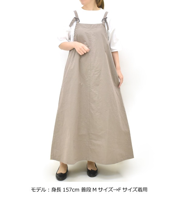 Sarah Wear サラウェア ダンプクロスジャンパースカート コットン