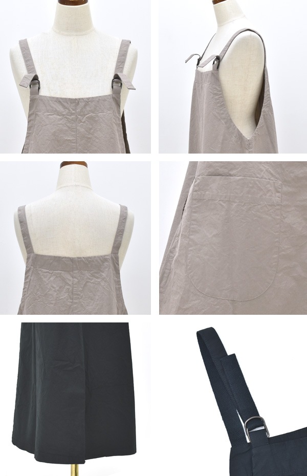 Sarahwear コットンリネンダンプサロペットジャンパースカート Sarahwear コットンリネンダンプサロペットジャンパースカート