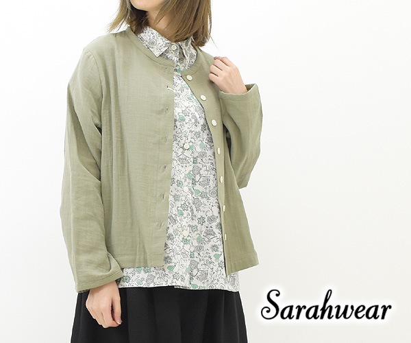 Sarah Wear サラウェア コットンガーゼカーディガン C52757 レディース-Seagull direction ONLINE STORE