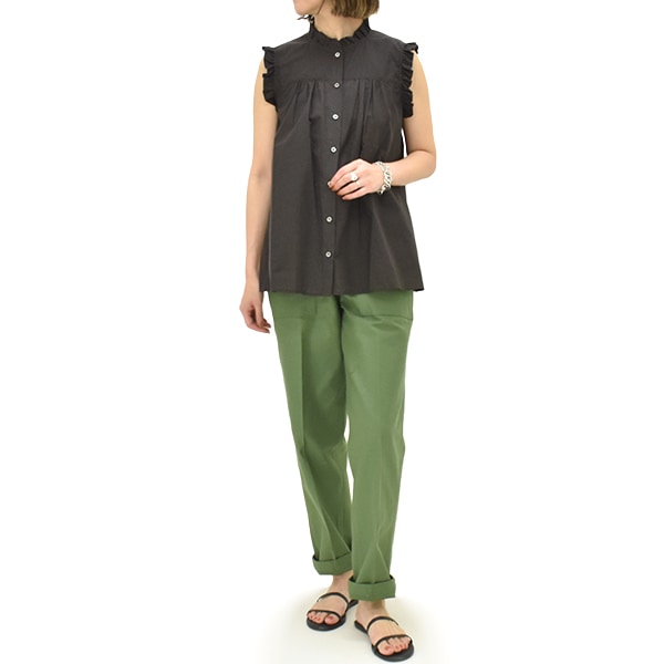 Sarah Wear サラウェア コットンシルクローンギンガムチェック