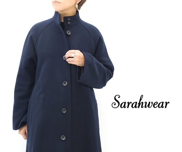 再入荷在庫【ドライクリーニング済】Sarahwear マオカラーコート ジャケット・アウター