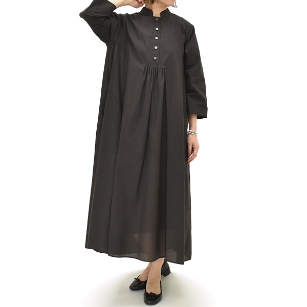 サラウェア Sarahwear リネン混ギンガムチェックギャザーワンピース 麻綿 セール/20%OFF】Sarah Wear サラウェア コットンシルクローンギンガム