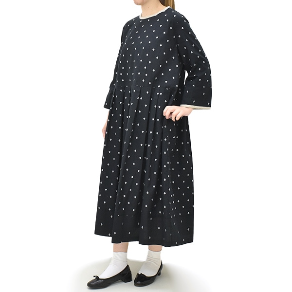 Sarah Wear サラウェア カットジャガードローン×プレインリネン