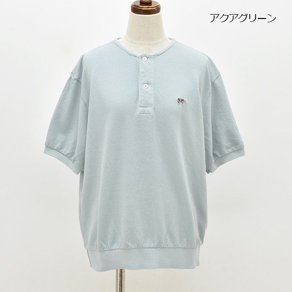 Scye Basics サイベーシックス コットンピケヘンリーネックシャツ 5225