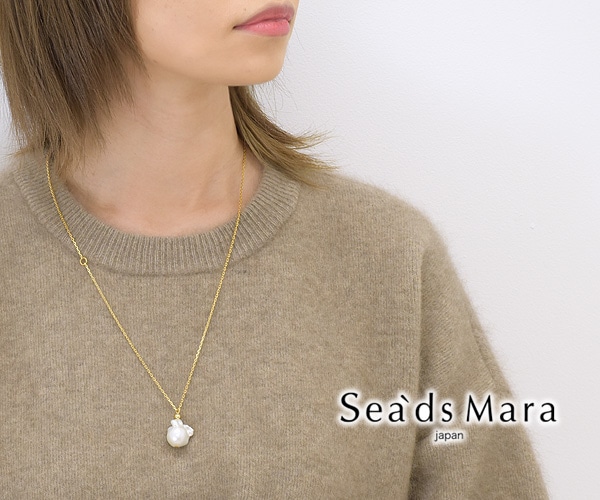 Sea'ds mara シーズマーラ 淡水パールネックレス ホワイト 20A3-68 レディース【送料無料】-Seagull direction  ONLINE STORE