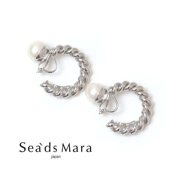 Sea'ds mara シーズマーラ ロープモチーフ イヤリング Rope motif earring  23A2-33E【クリックポスト可】-Seagull direction ONLINE STORE