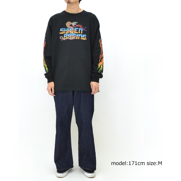 SHIDEN シデン プリント ロンTee L/S Tee -Cobra- TY679 ネペンテス