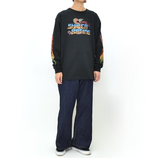 SHIDEN シデン プリント ロンTee L/S Tee -Cobra- TY679 ネペンテス