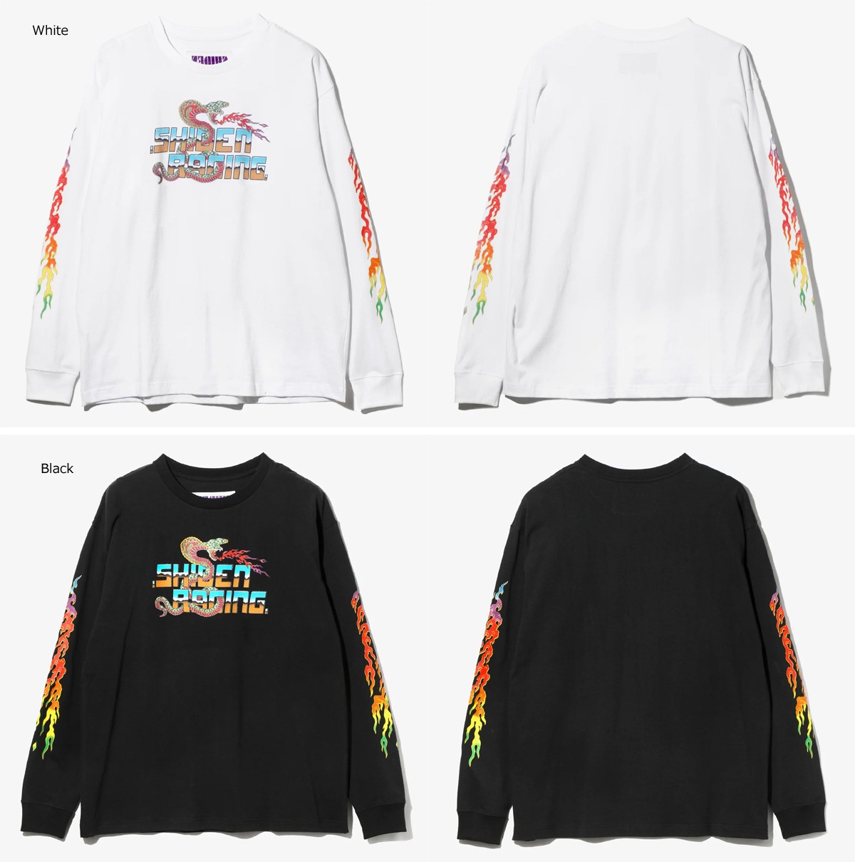 SHIDEN シデン プリント ロンTee L/S Tee -Cobra- TY679 ネペンテス