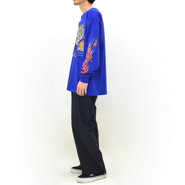 SHIDEN シデン プリント ロンTee L/S Tee -Tiger- TY680 ネペンテス