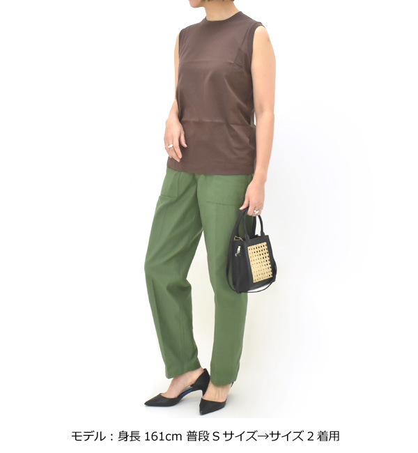 SLOANE スローン 60/2コットン天竺 ノースリーブカットソー SL8S-T627