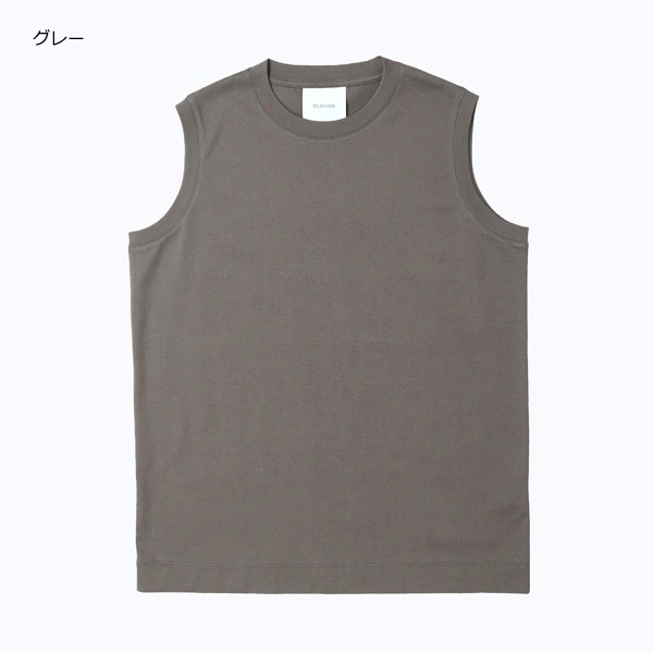 SLOANE スローン 60/2コットン天竺 ノースリーブカットソー SL8S-T627