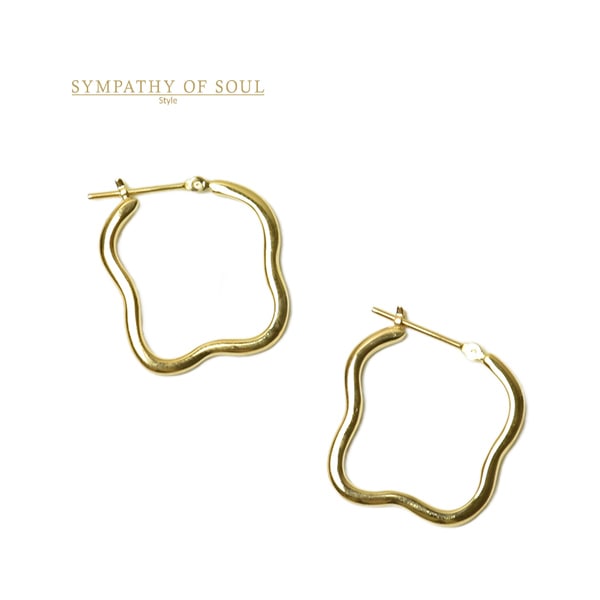 SYMPATHY OF SOUL ゴールドピアス(片耳用) SYMPATHY OF SOUL Style シンパシーオブソウル Colud Pierce Gold