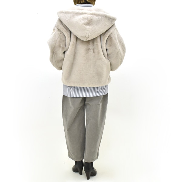 たとらす 25AW】TATRAS タトラス YUMOLA ユモラ フード付き ボアブルゾン