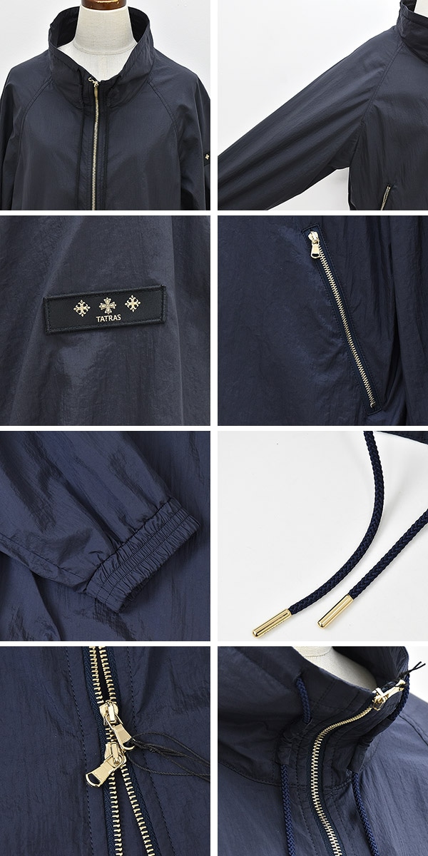 TATRAS LILIN Aラインナイロンブルゾン レディース NAVY/40 TATRAS タトラス LILIN リリン Aラインナイロンブルゾン LTAT25S4924-0