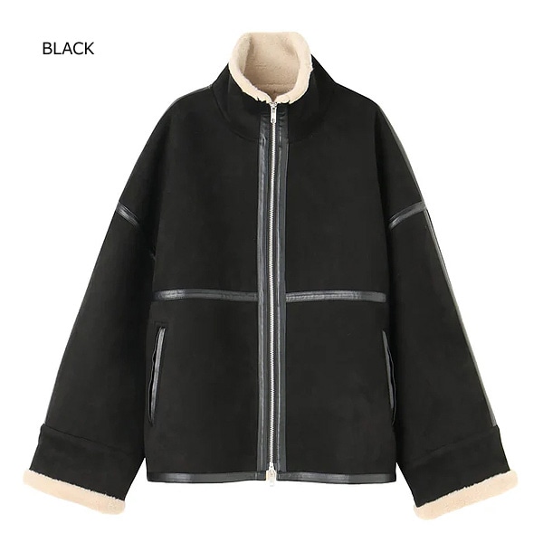 26FW】TERRAORY テラオリー フェイクムートンショートコート TR12510