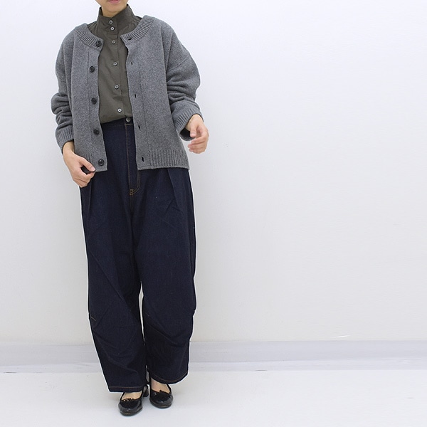 TEXTURE WE MADE テクスチャーウィーメイド デニムワイドタックパンツ NAJA PANTS CTX-033  レディース【送料無料】-Seagull direction ONLINE STORE