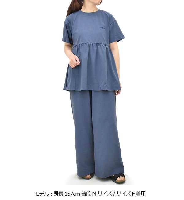 THOUSAND MILE サウザンドマイル ギャザーウエストTシャツ パンツ 