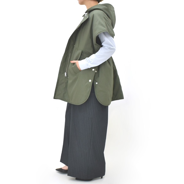 TICCA ティッカ リバーシブルキルティングポンチョ 半袖 TBEA-032