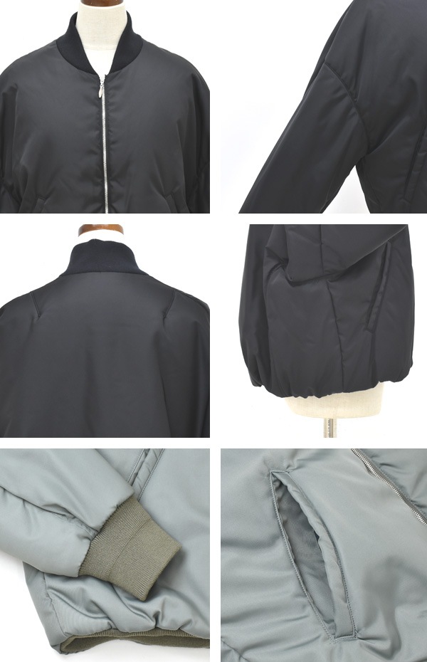 25AW】TICCA ティッカ ショートMA-1 ブルゾン TBEA-051 レディース