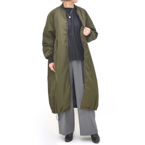 24AW TICCA ティッカ ロングMA-1 TICCA（ティッカ） ma1 ma-1 「別注」「TICCA」ロング MA-1 コート