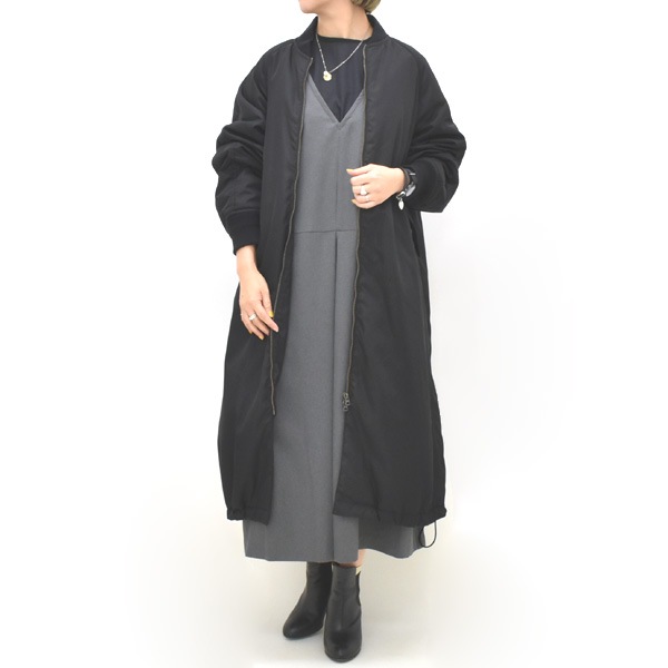 25AW】TICCA ティッカ ロングMA-1 コート TBEA-053 レディース【送料