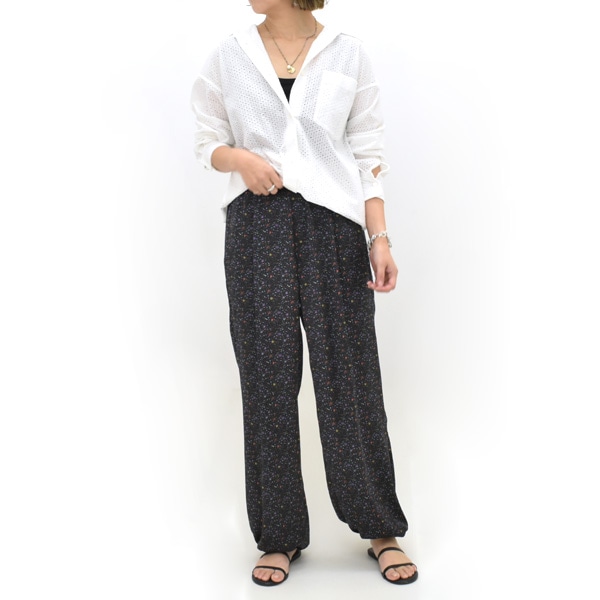 26SS】TICCA ティッカ リトルフラワープリントパンツ TBFS-082