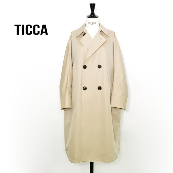26SS】TICCA ティッカ テントトレンチコート TBFS-161 レディース