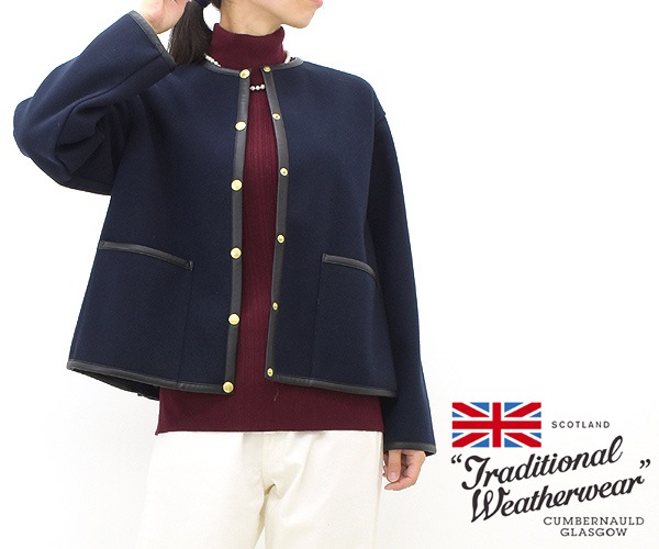 TRADITIONAL WEATHERWEAR トラディショナル ウェザーウェア ARKLEY A-LINE アークリー Aライン ダブル フェイス  ジャージー ジャケット C00387MW レディース【送料無料】-Seagull direction ONLINE STORE