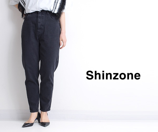 THE SHINZONE シンゾーン “CARROT DENIM” キャロットデニム 07.BLACK 