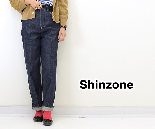 THE SHINZONE シンゾーン HIGH WAIST IVY JEANS ハイウエスト アイビー 