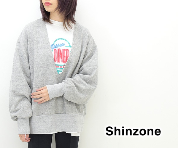 22SS】THE SHINZONE シンゾーン V-NECK SWEAT PO Vネックスウェット