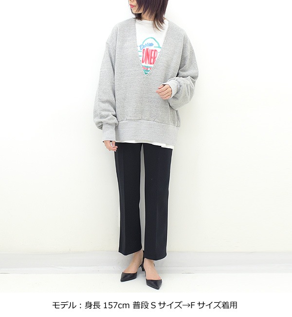 22SS】THE SHINZONE シンゾーン V-NECK SWEAT PO Vネックスウェット