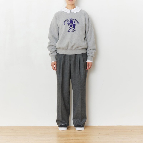 【22AW】THE SHINZONE シンゾーン LYCEE MILITAIRE SWEAT プリントプルオーバースウェット  22AMSCU04【送料無料】-Seagull direction ONLINE STORE