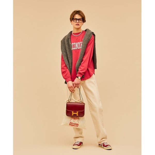 22AW】THE SHINZONE シンゾーン MACONOCHIE LONG TEE プリントロンTee