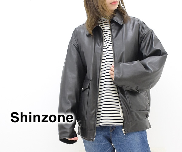 shinzone カウレザーバイカージャケット シンゾーン