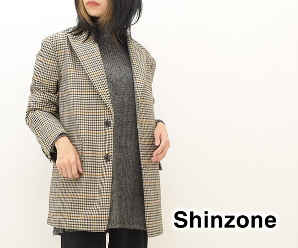 SHINZONE  シンゾーン　CHECK JACKET チェックジャケット