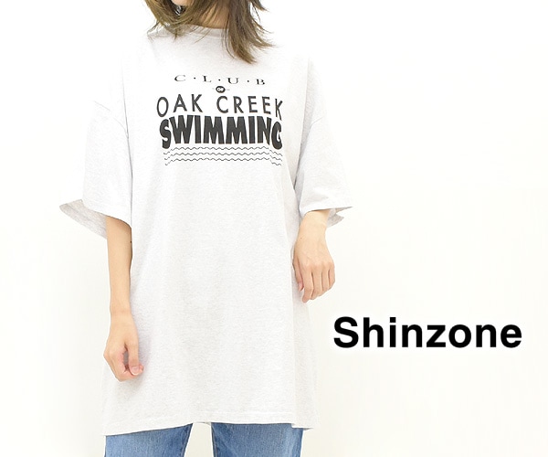 THE SHINZONE シンゾーン スイミングクラブプリントTシャツ SWIMMING CLUB TEE  22MMSCU19【クリックポスト可】-Seagull direction ONLINE STORE