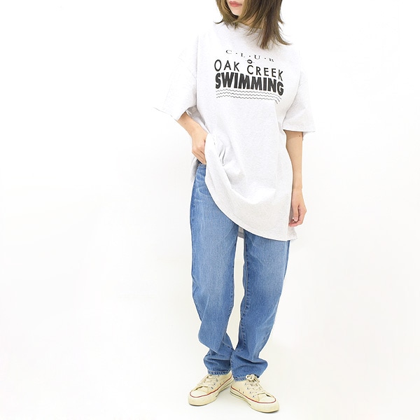 THE SHINZONE シンゾーン スイミングクラブプリントTシャツ SWIMMING 
