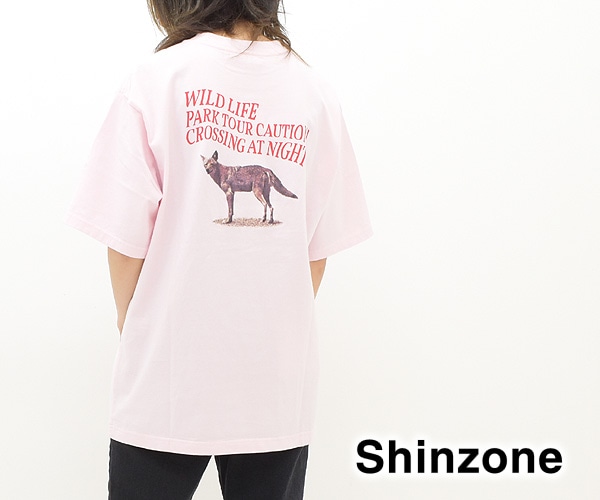 【美品】  Shinzone / シンゾーン | ワイルドパークツアープリントTシャツ | F | ピンク | レディース