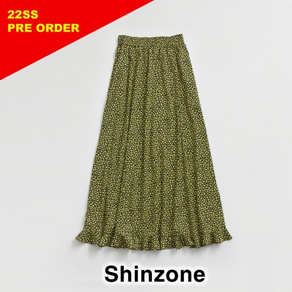 【22SS】THE SHINZONE シンゾーン FLORET HEM SKIRT フラワーヘムスカート 22SMSSK03  レディース【予約】【送料無料】-Seagull direction ONLINE STORE