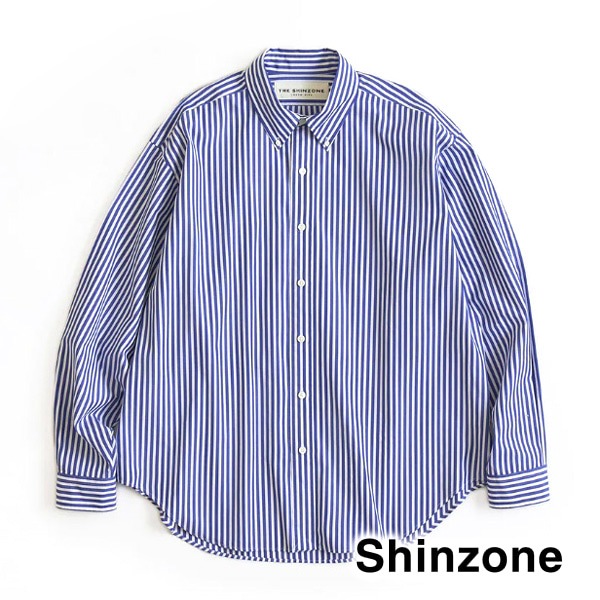 【23FW】THE SHINZONE シンゾーン STRIPE DADDY SHIRT ストライプダディシャツ  23AMSBL04【送料無料】-Seagull direction ONLINE STORE