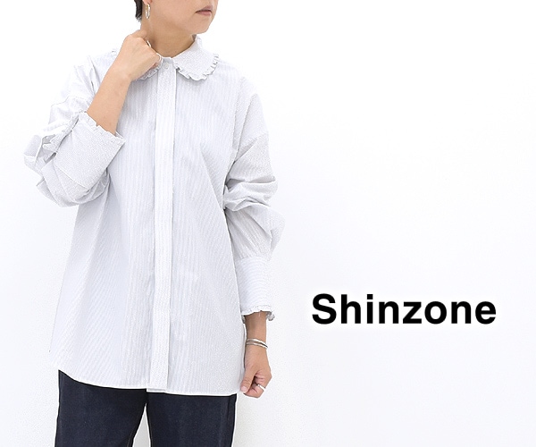 【23FW】THE SHINZONE シンゾーン FRILL COLLAR BLOUSE フリルカラーブラウス 23AMSBL05  レディース【送料無料】-Seagull direction ONLINE STORE