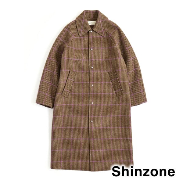 23FW】THE SHINZONE シンゾーン BALMACAAN COAT(チェック) バルマ