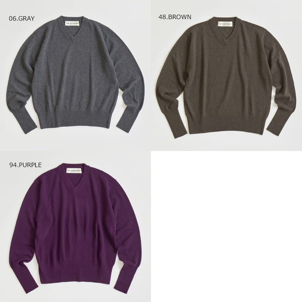 【23FW】THE SHINZONE シンゾーン WO/CA DADDY KNIT ウールカシミヤダディニット Vネックニット  23AMSNI03【送料無料】-Seagull direction ONLINE STORE