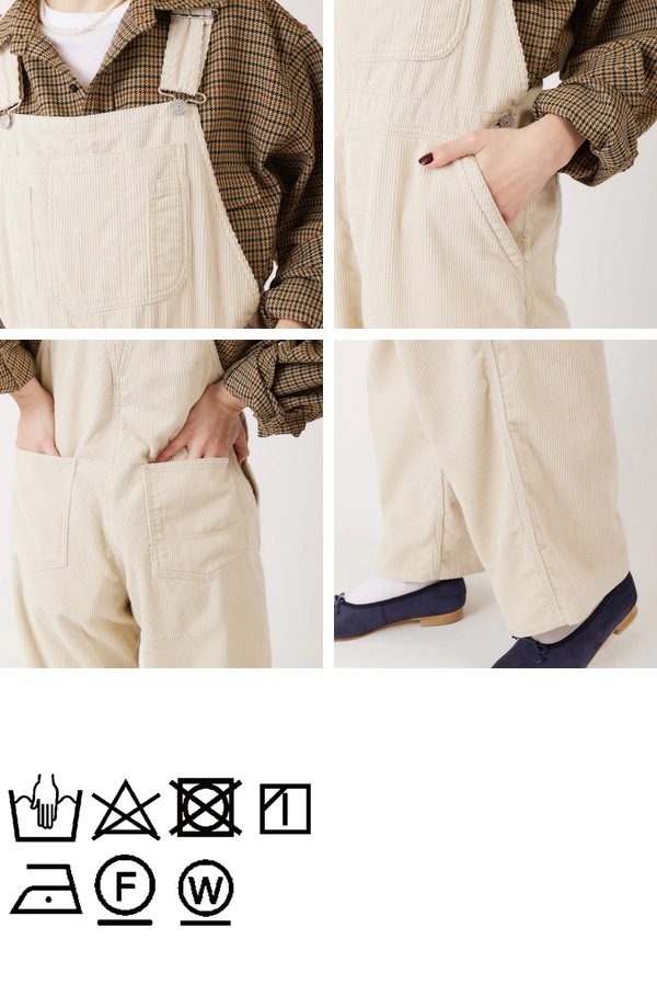 23FW】THE SHINZONE シンゾーン CORDUROY OVERALLS コーデュロイ