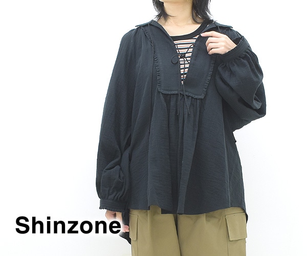 【2023MID-SUMMER】THE SHINZONE シンゾーン ガーゼスモックブラウス GAZE SMOCK BLOUSE 23MMSBL03  レディース【送料無料】-Seagull direction ONLINE STORE